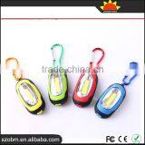 New Arrival Outdoor COB Led Keychain,Plastic Mini Led Flashlight Keychain