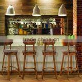 Bar Stool Classic Mahogany Wood thumbnail-1