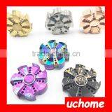 UCHOME High Quality 608 Ceramic Bearing Fidget Hand Spinner Toy Titanmium Metal Brass DIY thumbnail-5