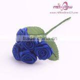 5pcs Pink Satin Ribbon Bridal Bouquets thumbnail-5