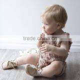 Casual Newborn Baby Girls Wholesale Pure Colour Worsted Sweater Romper thumbnail-2