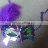Feathered Venetian Party Mask for Sale thumbnail-1