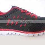 Black With Red Decoration Factory Price Sport Shoe Men thumbnail-2