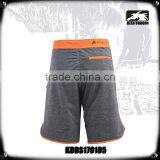 4 Way Stretch Solid Piping Heather Board Shorts for Men thumbnail-3