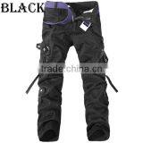 Hot Sale Economic Unisex European Style Cargo Work Pants Plus Size Multi-pocket Overalls Trousers Men 6 Color (No Belt) thumbnail-4