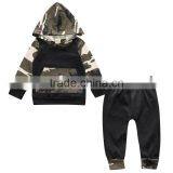 S17475A Newborn Infant Hat Rompers Camouflage Outfit Clothing Set thumbnail-3