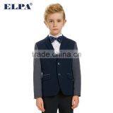 ELPA 2016 Fashion Hot Sale Dark Blue China Manufacture Casual Kids Blazer With Gray Sleeve thumbnail-2