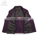 Daynoliao 2016 Fashion Design Men Wear Vertical Stripe Half Lining Purple Latest Men Blazer Designs thumbnail-4