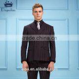 Daynoliao 2016 Latest Men Dress Business Suits Blue Vertical Stripe 3 Pieces Design Men Suits for Wedding thumbnail-2