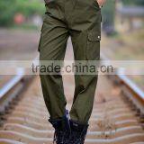 Juqian Workwerar Stylish Casual Quality Quick Drying Green Multi-pockets Work Pants Mens With Knee Pad thumbnail-3