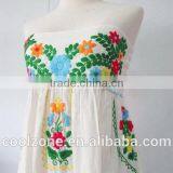 Fashion Mexico Manufacturers Strapless Embroidered Mexican Clothing thumbnail-6