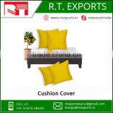 100% Plain Dyed Cotton Canvas Blank Decorative Cushion Cover Price thumbnail-1