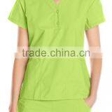 Women's V-neck Scrub Top With Closure Hospital Uniform thumbnail-3