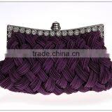 R0027H Hot-selling Fashion Knitted Fold Ladies Party Clutch Bag thumbnail-2