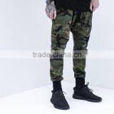 Mens Fashion Camo/camouflage Military Jogger Pants With Leather Drawstring thumbnail-2