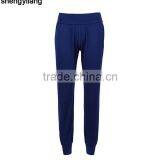 2016 High Quality OEM/ODM Bamboo Product Custom Sports Pants Loose Yoga Pants in Guangzhou thumbnail-6