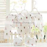 Wholesales Spring Autumn Cotton Printing Baby Clothes Set Wear thumbnail-4