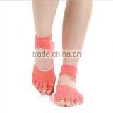 Open Toe Socks Cotton Knitted Yoga Socks thumbnail-4