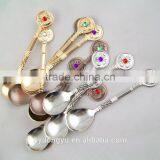 Rhino Vintage Spoon and Fork/hy Stainless Steel Creative Spoon and Fork /fancy Spoon Fork Dinnerware Tableware