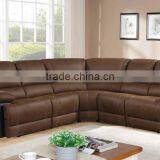 Living Room Recliner Sectional Sofa/ Bonded Leather Corner Sofa thumbnail-2