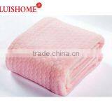 Super Soft and Good Quality Solid Coral Fleece Fabric for Blanket to Keep Warm