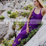 Hot Sale Spaghetti Strap Maternity Dress,latest Maternity Dress Pleated Designs, Maternity Clothing Wholesale thumbnail-2