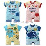 2016 Summer Cartoon Short Sleeve Baby Romper thumbnail-1
