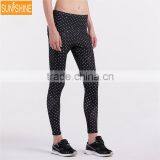 Custom Hot Fashion Black High Waistband Basic Design Womens Yoga Leggings thumbnail-1