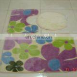 3 pcs pvc back carpet for bathroom