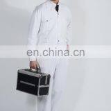 Best Quality Cotton Working Overalls White Men Work Uniforms With One-Piece Set thumbnail-1