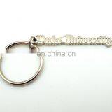 Unique Custom Design Low Price Metal Silver Alphabet KEY CHAIN KEY RING thumbnail-1