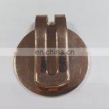 Custom American Style Hat Clip in Die Cast Process and Shiny Copper Plating thumbnail-2