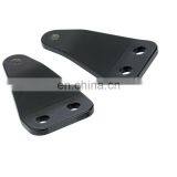 Custom Powder Black Large Monster Craftsman Yamaha Xs650 Mid Mount Footpeg Brackets thumbnail-1