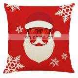 Marry Christmas Pattern Cushion Cover Happy New Year Pillow for Sofa Bed thumbnail-4
