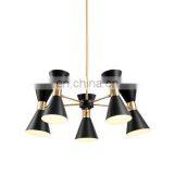 Современный индустриальный скандинавский художественный декор. Внутренний металлический люстра, светодиодная подвесная лампа thumbnail-3