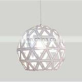 Post Modern Chandelier Globe LED Bar Silver Metal Ball Single Pendant Light thumbnail-3