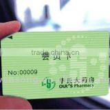 Custom Plastic Mateiral Business Card ,membership Card With Serial Number Quality Choice
