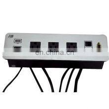 Table Mounted Usb Rj45 Panel Charging Table Connection Box thumbnail-2