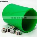Mini Direct Sale Plastic Green Dice Shaker thumbnail-3