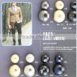 High Fashion Dome Shape Metal Buttons for Men's Suits With Shank thumbnail-1