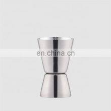 Factory Direct Custom 20ml 40ml 30/60ml 25/50ml Stainless Steel Wine Jigger Measuring Cup With Logo