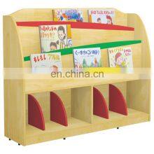Jingqi Wooden Children Daycare Book Shelf/kids Book Shelf/girl Boy Labirary Furniture thumbnail-3