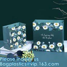 Cheap Luxury Shopping Carrier Thick Blue Kraft Paper Gift Bags With Rope Handles,carrier Paper Bags for Perfume Packing thumbnail-3