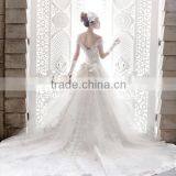 C71652A New Model Sexy Lace Ball Grown Wedding Dress thumbnail-2