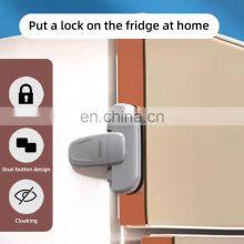 Home Refrigerator Door Lock Latch Catch Toddler Kids Child Baby Proof Fridge Safety Locks Baby Lock thumbnail-3