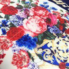 China New Fashion Digital Spandex 100 Cotton Satin Baby Fabric