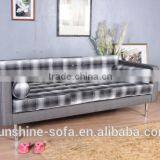 Elegant Fabric Leisure Sofa With Footstool thumbnail-2