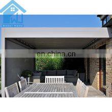 electric Garden Pergola Motorized Louvered Roof Pergola Kits for Outdoor Swimming Pools motorized aluminum pergola