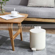 Fashionable Scandinavia Style Trash Can Bin &Toilet Brush Holder Bathroom Set With Rubber Coating & Soft Close thumbnail-2