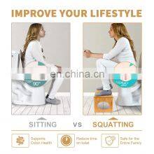 Bathroom Squatting Urinal Adjustable Bamboo Squatting Toilet Stool thumbnail-4